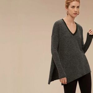 Aritzia Burgundy Light Sweater